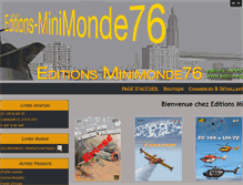 Tablet Screenshot of editions-minimonde76.com